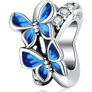 Přívěsek Elenys stříbrný přívěsek Poletující motýlci