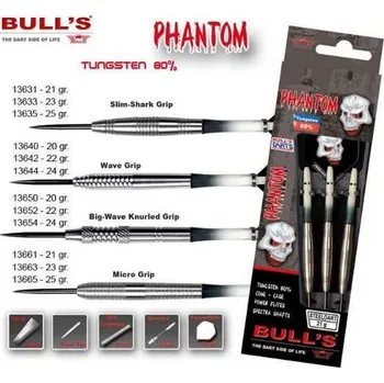 Šipka Bull´s Šipky Steel Phantom Micro Grip 21gr. 13661