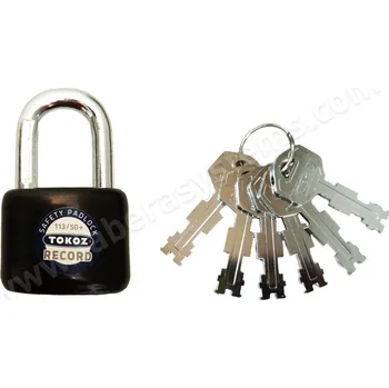 Visací zámek TOKOZ Record+ 113/50, 6 klíčů - sjednocený
