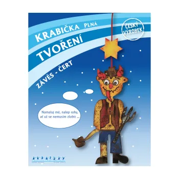 kreativní sada Lepený závěs - Čert