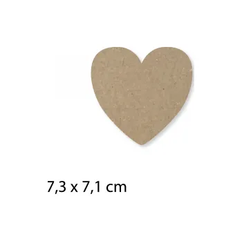 Svatební dekorace Srdce 2 - HH 15 ks