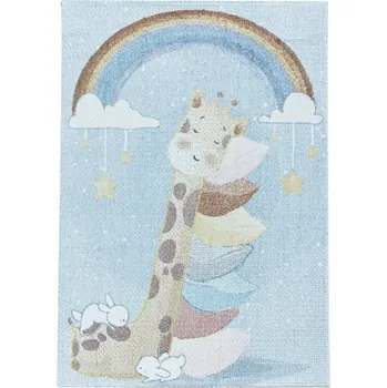 Koberec Dětský koberec Lucky 3612 blue Kruh průměr 160 cm