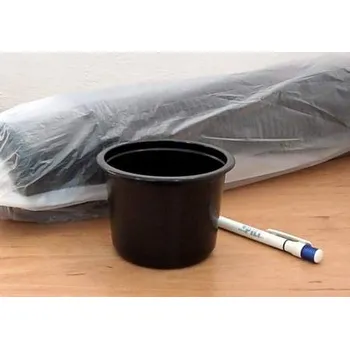 Jednorázové nádobí Zatavovací miska 500ml polévka černá50ks