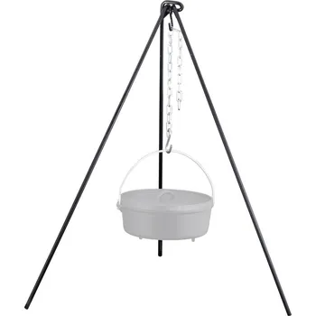 kotlíky Trojnožka Camp Chef pro hrnec Dutch Oven CC-TRIPOD50 (Camp Chef CC-TRIPOD50 - odolná trojnožka s ocelovou konstrukcí, nastavitelným řetězem a vakem pro skladování)