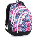 Bagmaster dívčí studentský batoh s květy Energy 21A