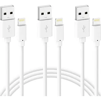 Datový kabel Kabel Lightning pro Apple 3pack Délka: 2m
