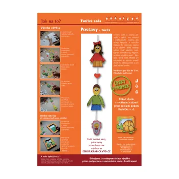 kreativní sada Postavy - závěs