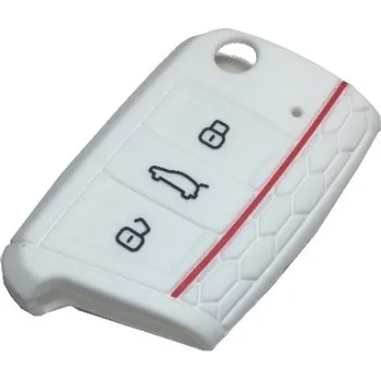 Zabzepeční vozidel PROTEC Obal na klíče Škoda Karoq 2017-, bílý