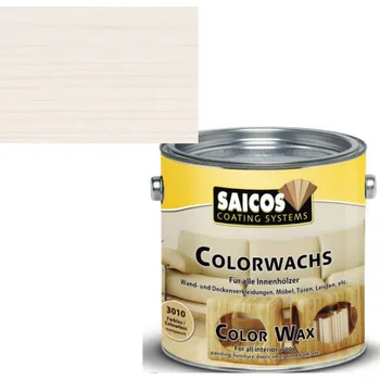 Olej na dřevo Saicos barevný vosk Klasik 0,125L 3009 BÍLÁ