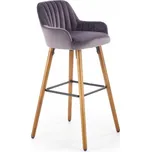 Halmar Alessia židle tmavě šedá