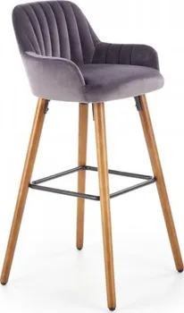 Barová židle Halmar Alessia židle tmavě šedá