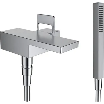 Vodovodní baterie Quadriga - vanová nástěnná páková baterie, s příslušenstvím, nerez HF901165441000