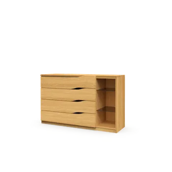 Komoda Komoda JELÍNEK ELEN H25 Z4N Buk, Třešeň