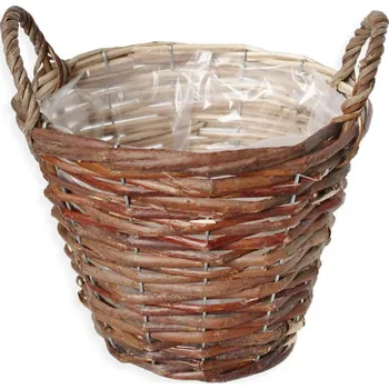 Koš obal proutí pr.18/12V15cm tmavé (RA17436-2)