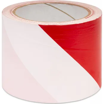 Výstražná páska Vorel TO-75233 75 mm x 100 m červená/bílá