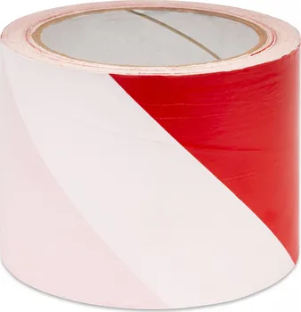Výstražná páska Vorel TO-75233 75 mm x 100 m červená/bílá