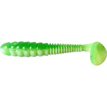 Umělá nástraha Sellior gumová nástraha Worm Fluogreen 8 cm / 6 ks