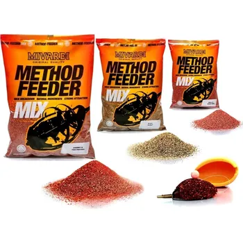 Nástraha Mivardi Method feeder mix 1 kg příchuť: Black Halibut