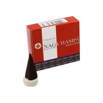Vonná tyčinka Golden Nag Champa vonné kužílky jehlánky
