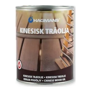 Olej na dřevo 1 l Hagmans Colorex Kinesisk Träolja (Orient) - čínský tungový olej (Čínský tungový olej na ochranu dřeva)