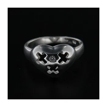 Prsten Stříbrný prsten s kamenem