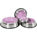 Miska nerez protiskluz pes MERENDA 1,8l růžová Zolux