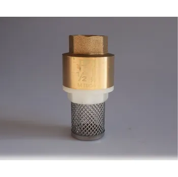 Fitinka FERRO Mosazná zpětná klapka s nerezovým filtrem Velikost: 3/4”