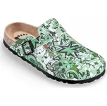 FORcare zdravotní obuv 102041 zelená potisk graffiti, Velikost 40