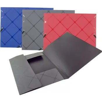 Desky s gumou a chlop. A4 deliE39621 vínová