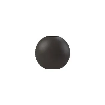 Váza Kulatá váza Ball Black 8 cm