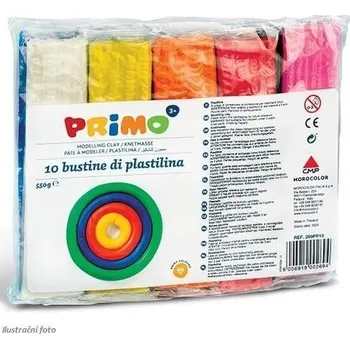 Modelovací hmota Modelína Primo 10 x 55g mix barev