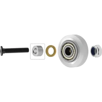 Pojezdové kolečko TWO TREES Pojezdové plastové kolečko - kompletní sada Typ: S excentrickou maticí