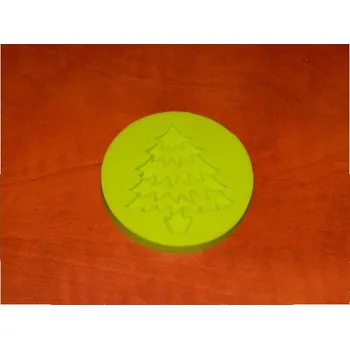 Jedlá dekorace na dort Silikonová forma - Smrček