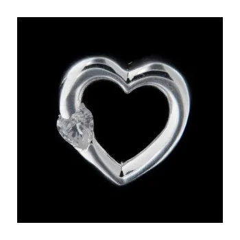 Přívěsek Stříbrný přívěsek srdce