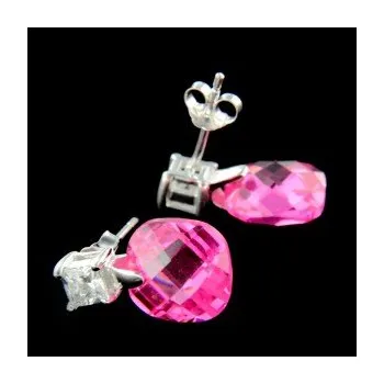 Náušnice Stříbrné náušnice na puzetu