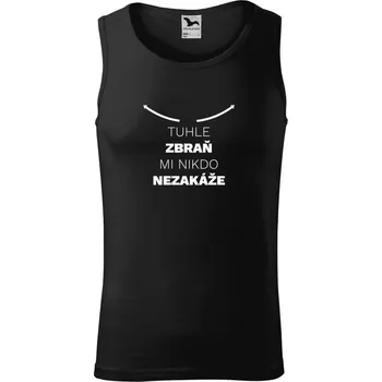 Pánské tílko Pánské tílko Malfini Core Tuhle zbraň mi nikdo nezakáže