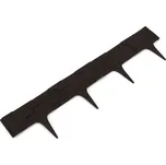 Hnědý plastový zahradní obrubník FLOMA Stone - délka 80 cm, výška 8 cm - 81111228