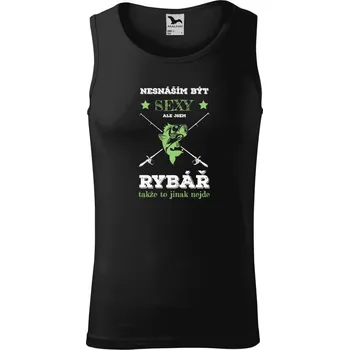 Pánské tílko Pánské tílko Malfini Core Nesnáším být sexy, ale jsem rybář