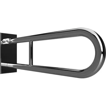 BEMETA HELP: Sklopný úchyt ve tvaru U 813mm, nerez, s krytkou 301607471