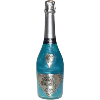 Perlové šampaňské GHOST modré - Happy Birthday 50