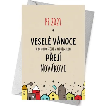 Svatební dekorace Papír 10 x 15 cm Městečko