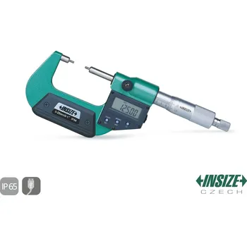 Digitální mikrometr s extra tenkými měřicími plochami 75-100/0,001 mm, typ A INSIZE