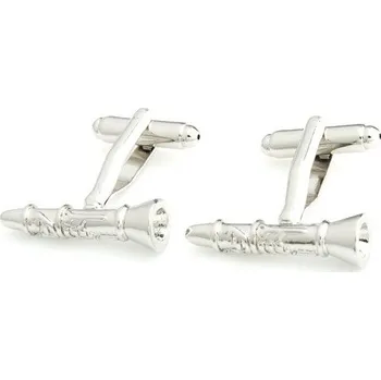 Manžetový knoflíček Manžetové knoflíčky klarinet pro hudebníka