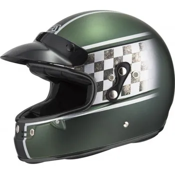 Helma na motorku Motocyklová přilba NZI Flat Track SMOKING JOE Velikost: XXL