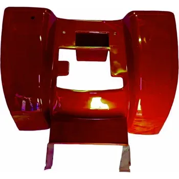 Zahradní traktor Zadní plast na traktor 110cc červený (Červený zadní díl kapotáže na traktor 110cc)