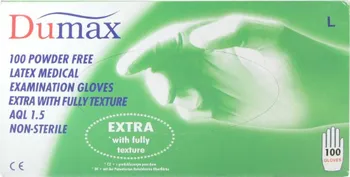 Vyšetřovací rukavice Dumax Vyšetřovací rukavice latexové nesterilní nepudrované