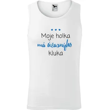 Pánské tílko Pánské tílko Malfini Core Moje holka má úžasnýho kluka