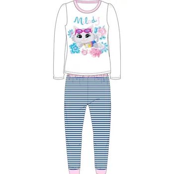 Dívčí pyžamo Dětské pyžamo dlouhé 44 Cats Milady (Pyžamo s kočkou, kočka)