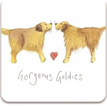 Podtácek Podložka, podtácek Gorngeous Goldies, Alex Clark (Podložka pejsci)