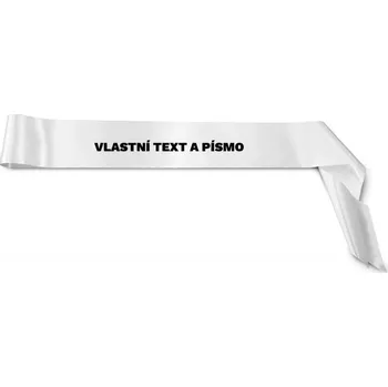 Party dekorace Šerpa Vlastní text na stuhy